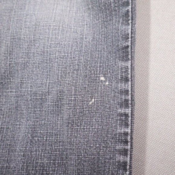 Mossimo Distressed Black Jeans Size 6 Stretch Women Bikercore Edgy Punk Boot Cut - Picture 7 of 16